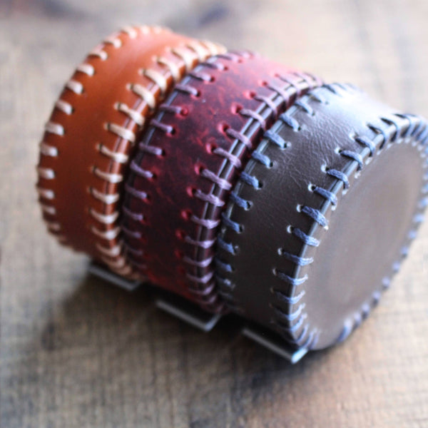 Hand-Stitched Leather Tape Measure