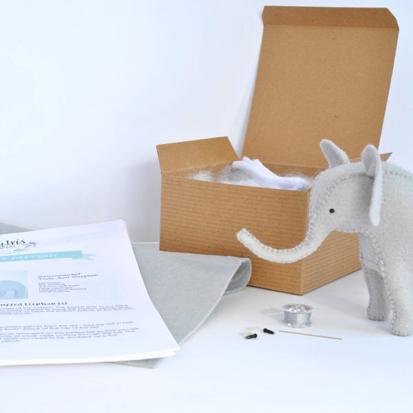 Elephant Felt Stitching Kit