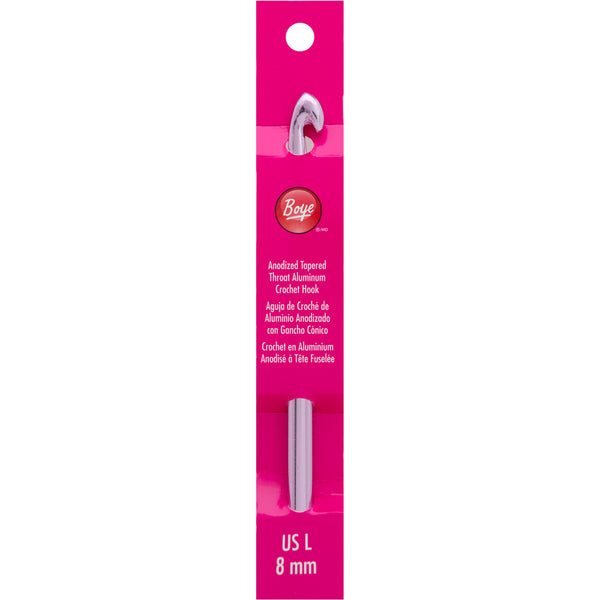 Boye Aluminum Crochet Hook 6"