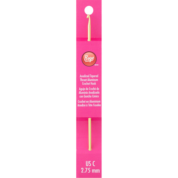 Boye Aluminum Crochet Hook 6"