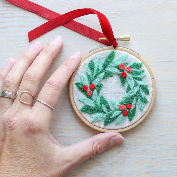 Class: Felted Wreath Ornament (12/20)