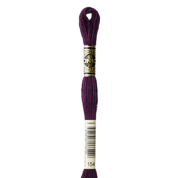 154 Prune DMC Six Strand Embroidery Floss
