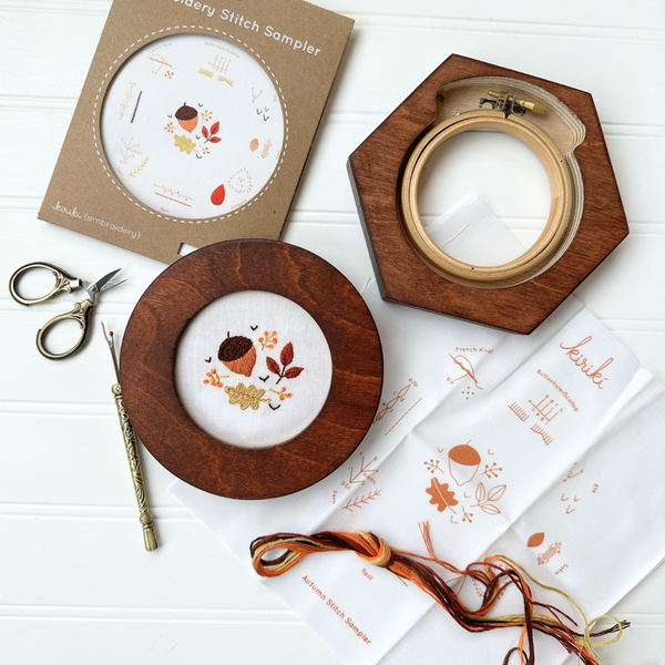 Autumn - Embroidery Stitch Sampler