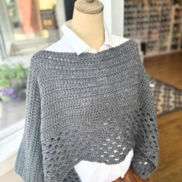 Class: Beginner Crochet 2.0 | Cozy Poncho (9/26)