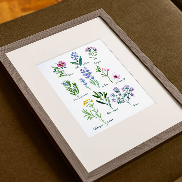 Herb Garden Sampler Cross Stitch Kit