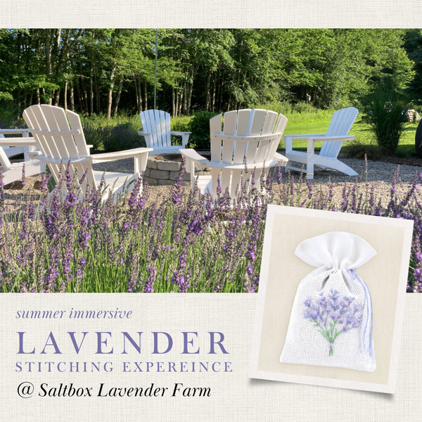 Class: Cross Stitch Sachet @ Saltbox Lavender Farm (7/9)