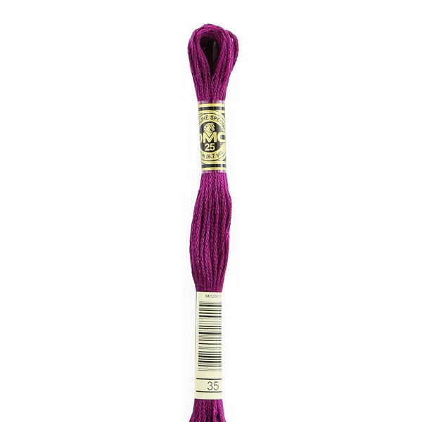 35 Plum  - DMC Six Strand Embroidery Floss