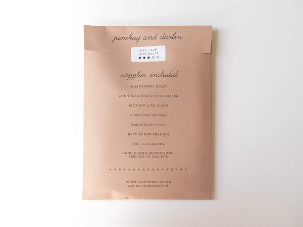 Rosy Chaos Cross-stitch Kit