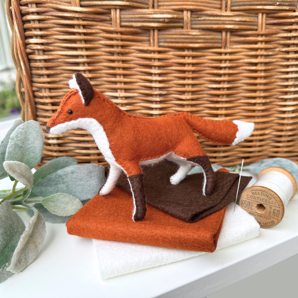 Class: Hand-stitched Felt Fox (10/18)