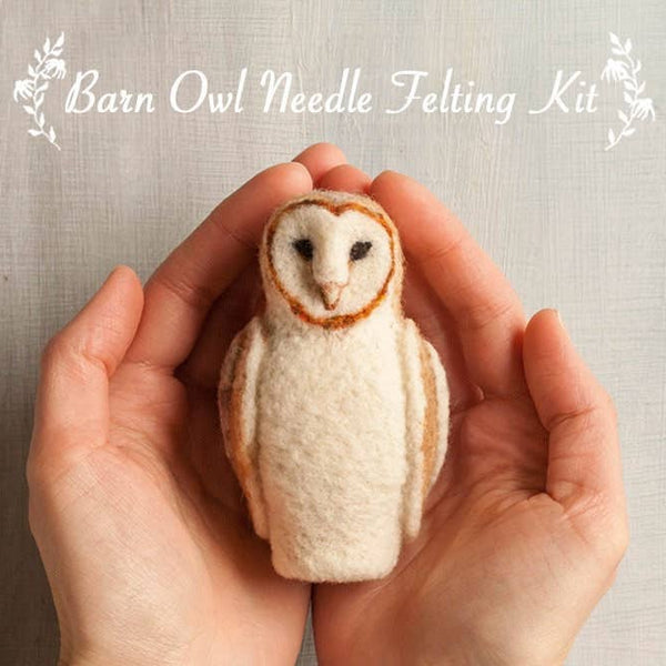 Barn Owl Needle Felting Kit (Intermediate)