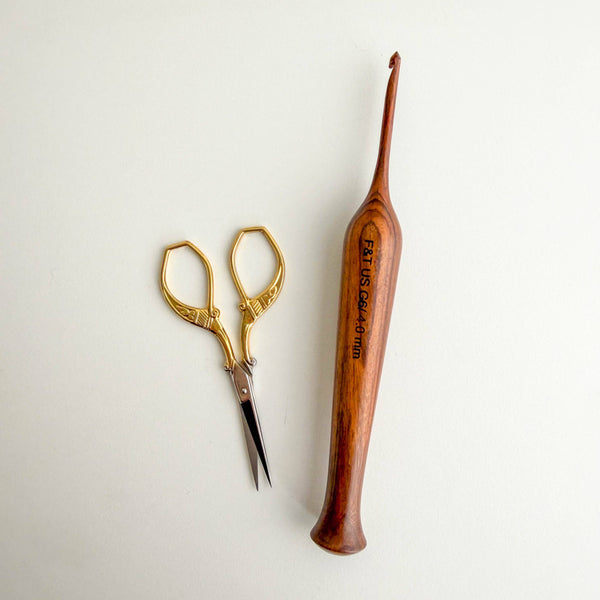 Flax & Twine Rosewood Crochet Hooks