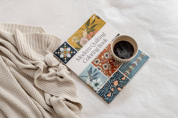 Modern Quilting Coloring Book: Adult Coloring Book