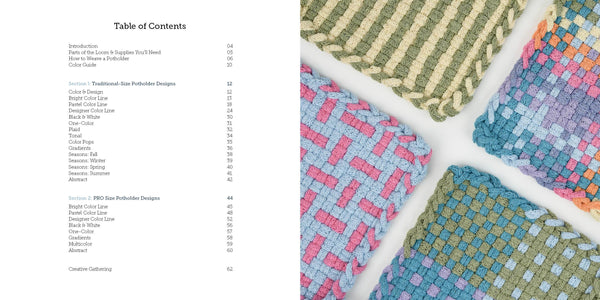 Potholder Loom Designs: 140 Colorful Patterns