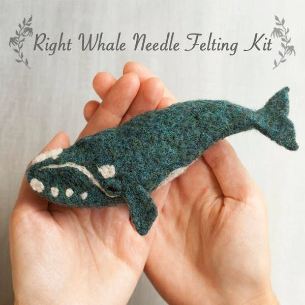 Right Whale Needle Felting Kit (Beginner)