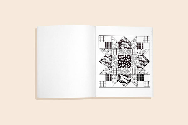 Modern Quilting Coloring Book: Adult Coloring Book