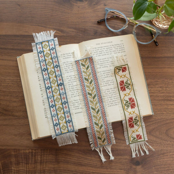 Folk Art Bookmark Trio Cross Stitch Kit
