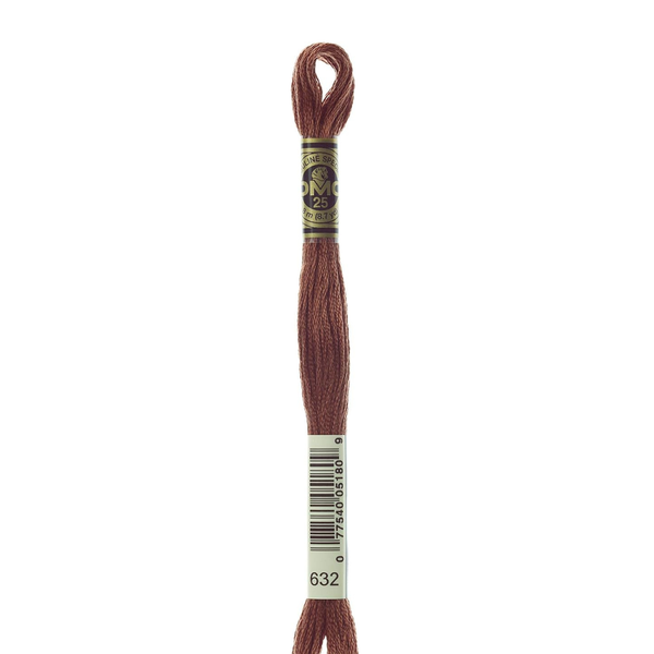 632 Cocoa - DMC Six Strand Embroidery Floss