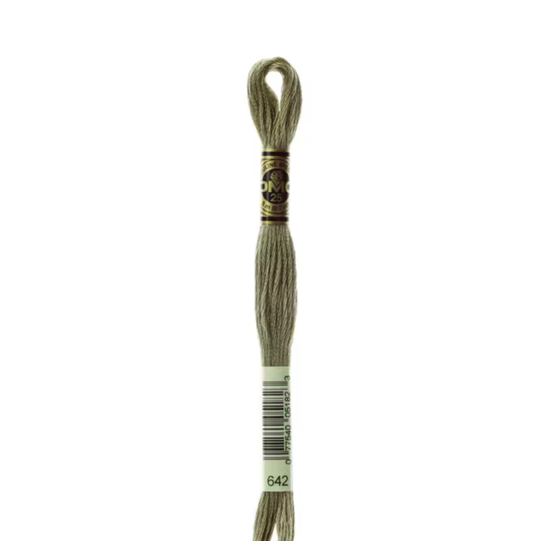 642 Umbra grey  - DMC Six Strand Embroidery Floss