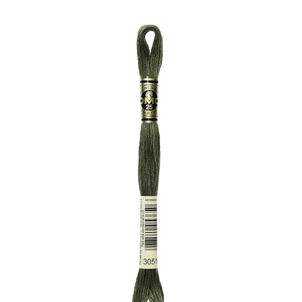 3051 Forest Green - DMC Six Strand Embroidery Floss