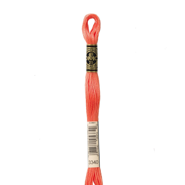 3340 Hot Peach - DMC Six Strand Embroidery Floss
