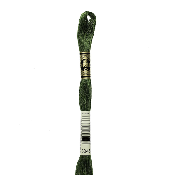 3345 Spinach - DMC Six Strand Embroidery Floss