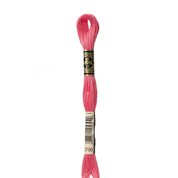 3706 Flamingo - DMC Six Strand Embroidery Floss