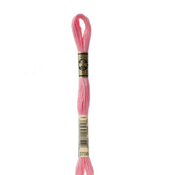 3708 Azalea  - DMC Six Strand Embroidery Floss