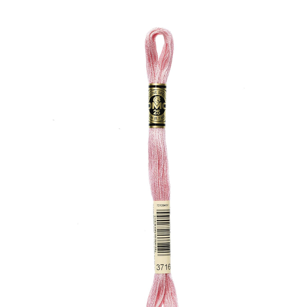 3716 Peony  - DMC Six Strand Embroidery Floss
