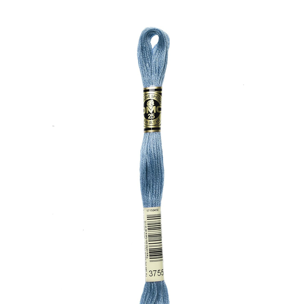 3755 Pastel Blue - DMC Six Strand Embroidery Floss