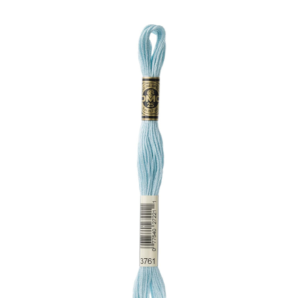 3761 Aquamarine Blue - DMC Six Strand Embroidery Floss