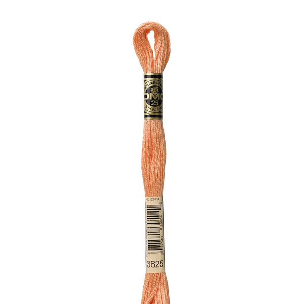 3825 Muted Apricot  - DMC Six Strand Embroidery Floss