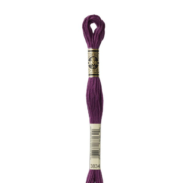 3834 Red Grape  - DMC Six Strand Embroidery Floss