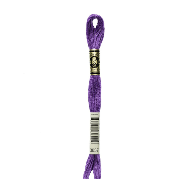 3837 Purple - DMC Six Strand Embroidery Floss