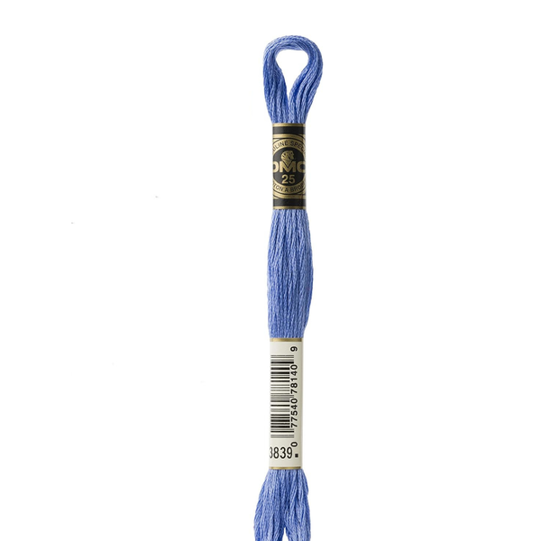 3839 Mediterranean Blue - DMC Six Strand Embroidery Floss