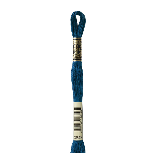 3842 Prussian Blue  - DMC Six Strand Embroidery Floss