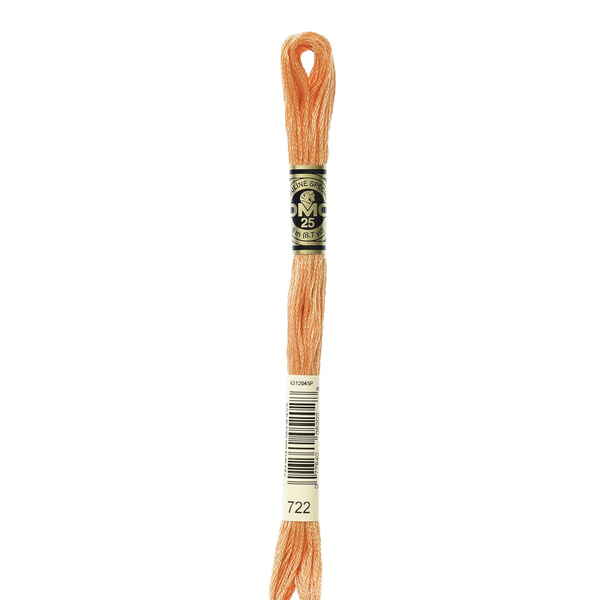 722 Shrimp  - DMC Six Strand Embroidery Floss