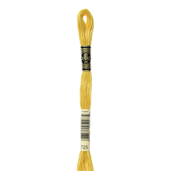 725 Buttercup - DMC Six Strand Embroidery Floss