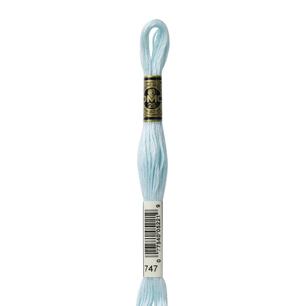 747 Blue Sea Mist - DMC Six Strand Embroidery Floss