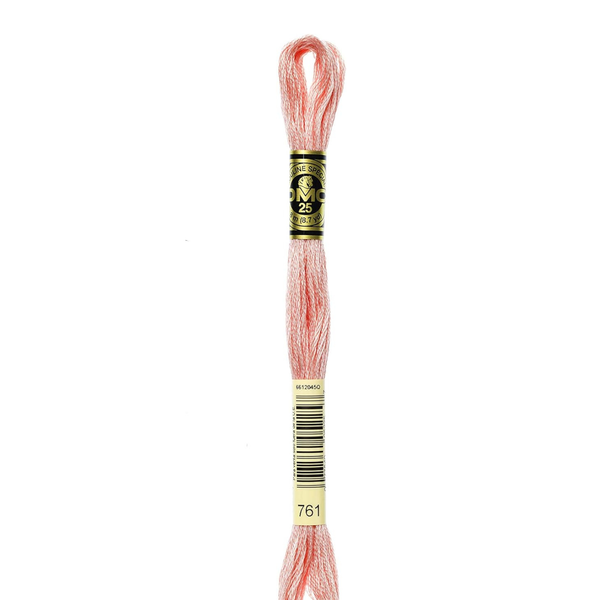 761 Rose Dawn  - DMC Six Strand Embroidery Floss