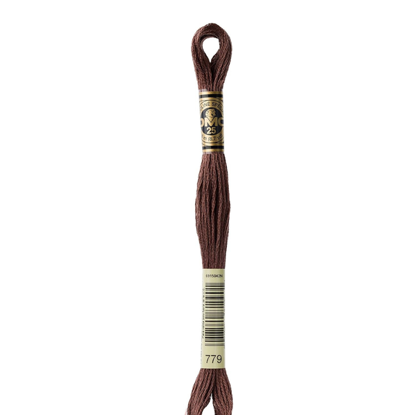 779 Sepia  - DMC Six Strand Embroidery Floss