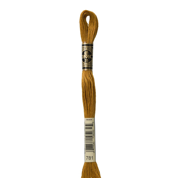 781 Very Dark Topaz  - DMC Six Strand Embroidery Floss