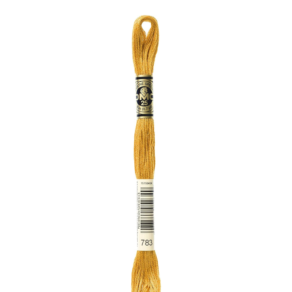 783 Old Gold - DMC Six Strand Embroidery Floss