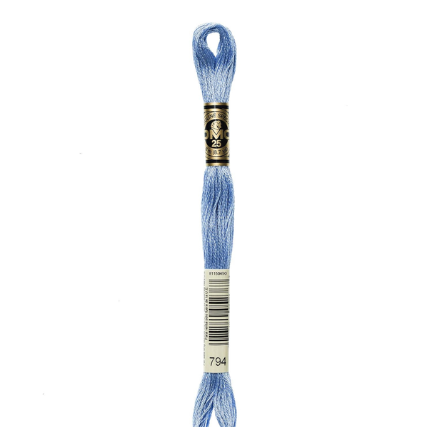 794 Baby Blue - DMC Six Strand Embroidery Floss
