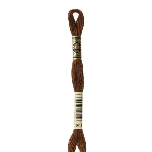 801 Mink  - DMC Six Strand Embroidery Floss