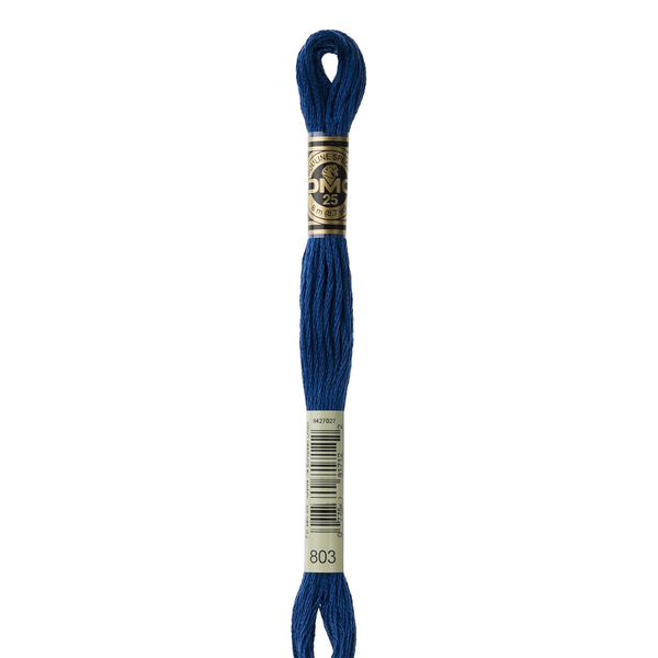 803 Inky Blue - DMC Six Strand Embroidery Floss