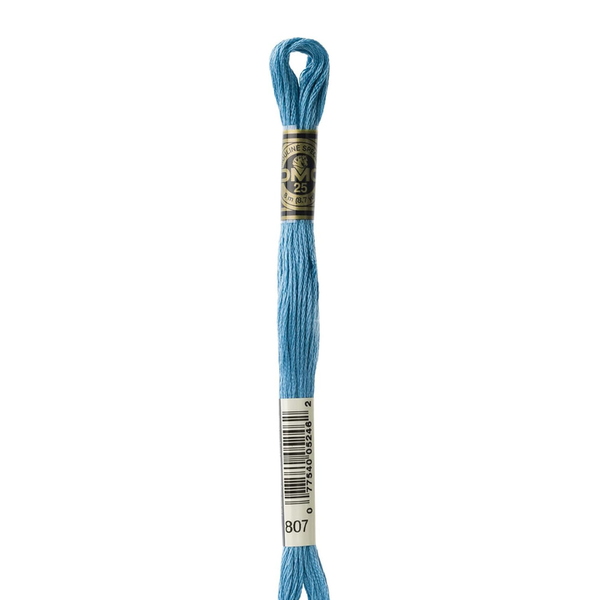 807 Turquoise Tide  - DMC Six Strand Embroidery Floss