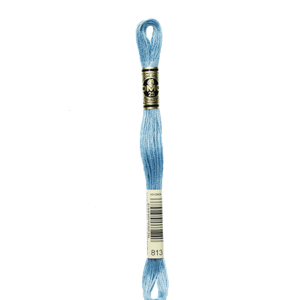 813 Gallic Blue  - DMC Six Strand Embroidery Floss