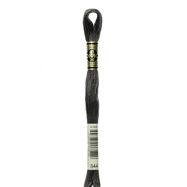 844 Black Pepper  - DMC Six Strand Embroidery Floss