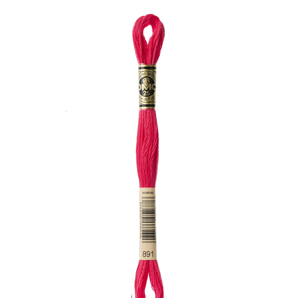 891 Geranium  - DMC Six Strand Embroidery Floss