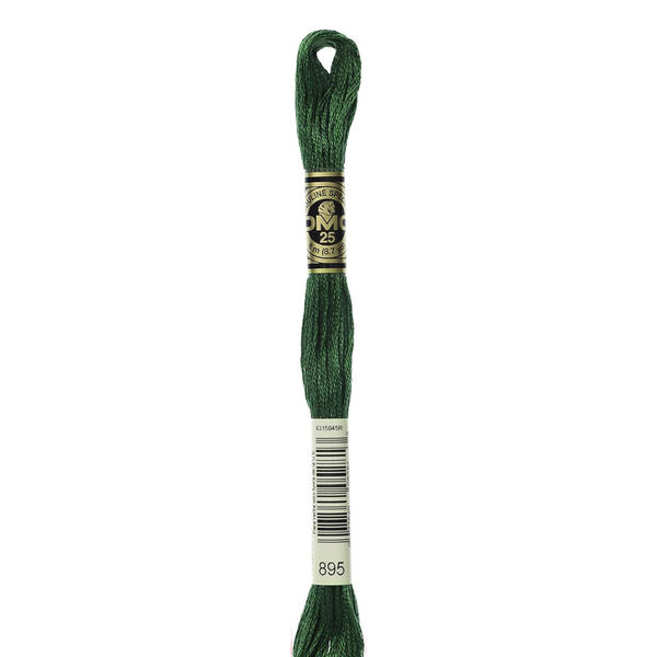 895 Bottle Green  - DMC Six Strand Embroidery Floss